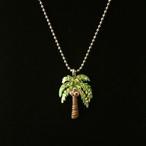 Palm tree necklace